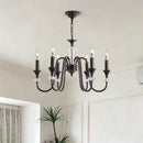 Elegant retro crystal chandelier for indoor lighting