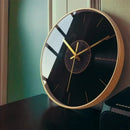 modern metal wall clock, aesthetic and silent