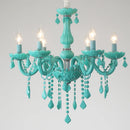 Crystal chandelier for a little girl's bedroom