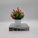 Artificial bonsai flower in pot for indoor and outdoor decoration
