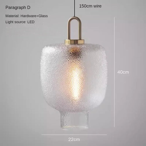 Minimalist glass chandelier with luxurious design for modern décor - vue 10 sur 10