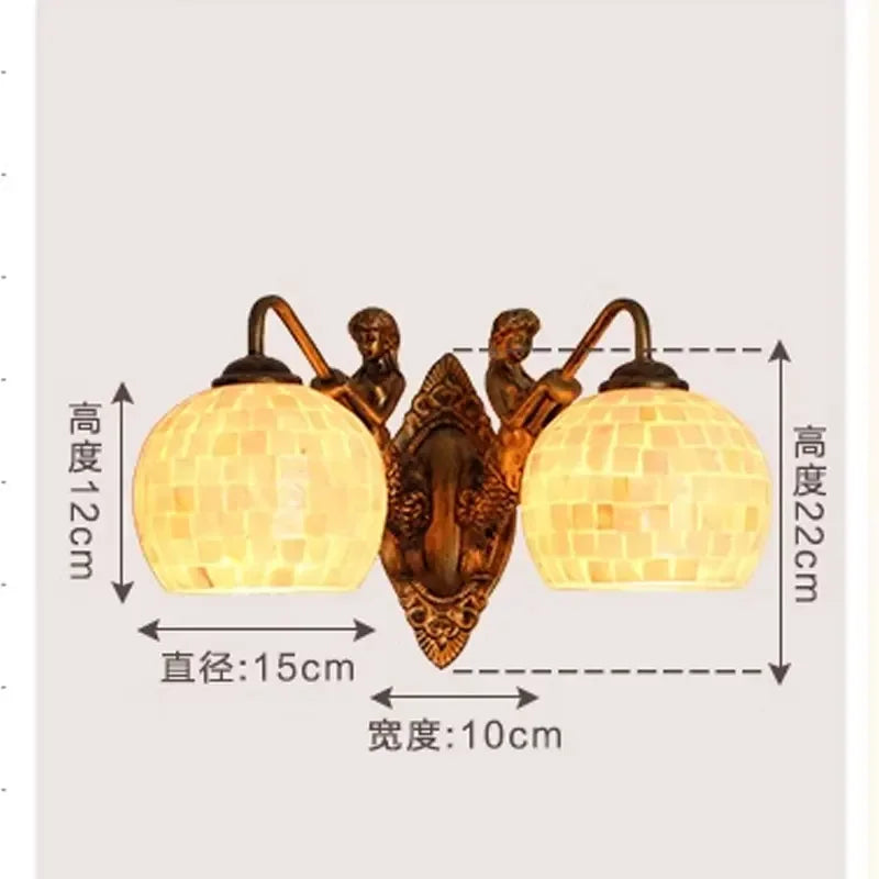Handmade retro bohemian decorative wall lights - vue 13 sur 13
