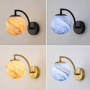 Nordic glass lampshade for sofa background and staircase