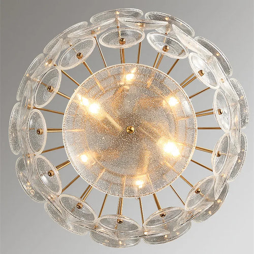 Modern nordic luxury LED chandelier for indoor use - vue 5 sur 9