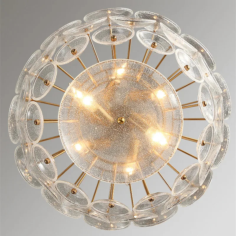 Modern nordic luxury LED chandelier for indoor use - vue 5 sur 9