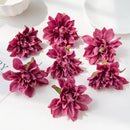 Set of 20 silk wall flowers for varied decoration