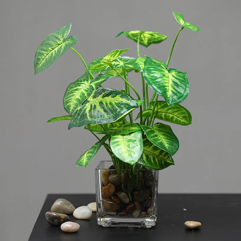 Artificial bonsai plant in pot for indoor decoration
