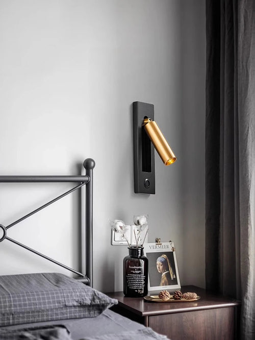Rotating LED wall light with switch for reading - vue 7 sur 21