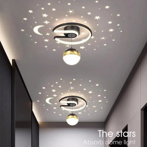 Star LED ball pendant light for indoor and outdoor decoration - vue 5 sur 9