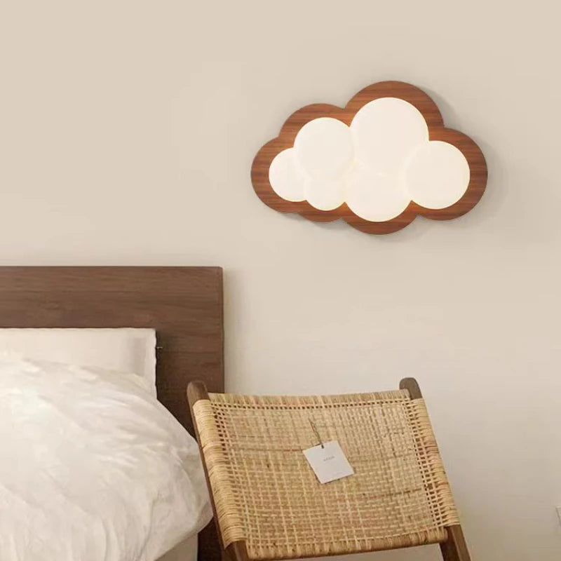 Decorative cloud wall light for children's bedroom - vue 3 sur 10