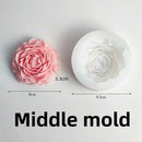 new silicone mold bouquet roses chrysanthemum peony Valentine's Day gift