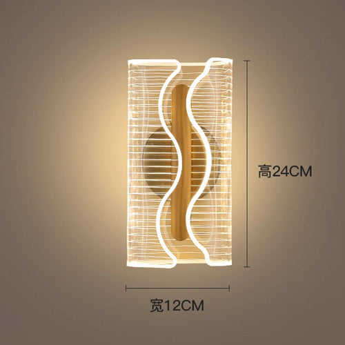 Modern LED wall light for elegant interior decor - vue 9 sur 9