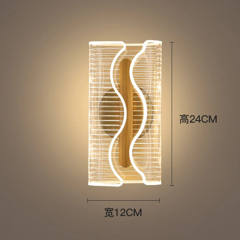 Modern LED wall light for elegant interior decor - vue 8 sur 9