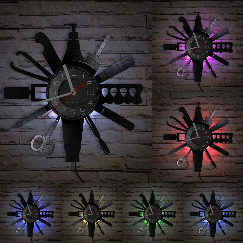 vinyl wall clock for nail and beauty salon - vue 27 sur 31