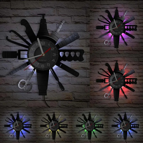 vinyl wall clock for nail and beauty salon - vue 28 sur 31