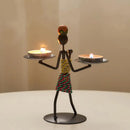 Creative iron candle holder for wedding and Christmas decoration