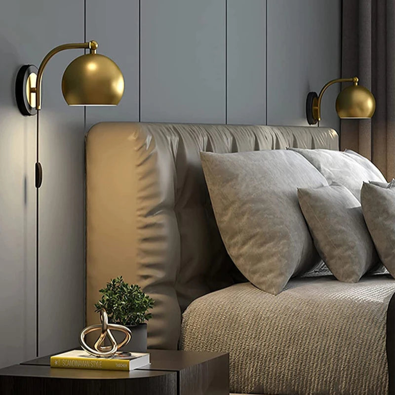 Adjustable vintage industrial wall lamp for interior decoration