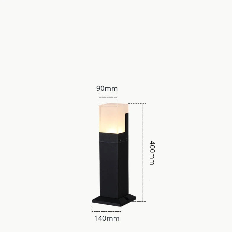 Modern waterproof outdoor lamp for garden and pathway