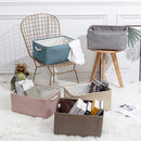 foldable storage basket for clothes and various supplies