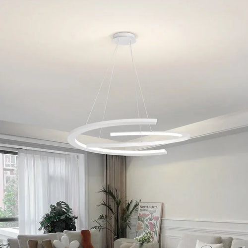 Modern LED pendant light for elegant interior décor - vue 5 sur 21