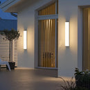 Stainless steel waterproof LED long wall light modern IP65 outdoor garden villa balcony linear wall washer 8