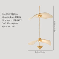Modern LED pendant for elegant interior décor
