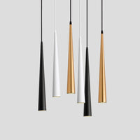 Dimmable anti-glare LED pendant light long tube