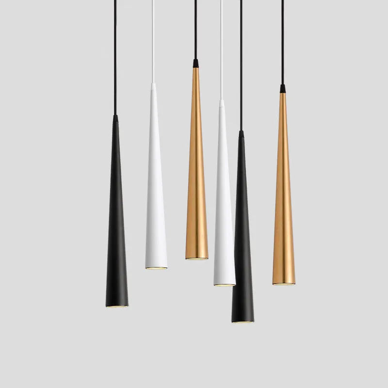 Dimmable anti-glare LED pendant light long tube