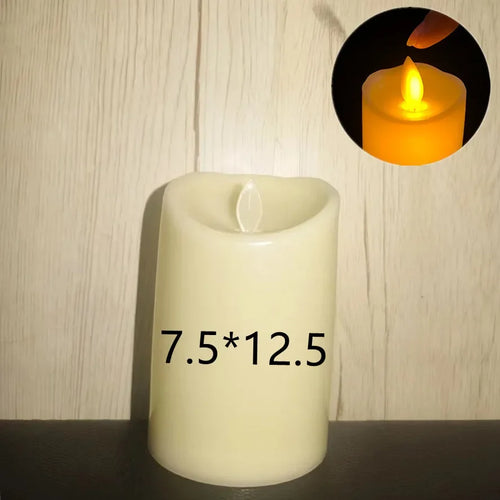 flameless electric candle lamp for wedding and party decorations