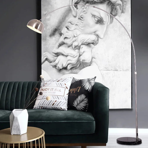 Minimalist Italian Nordic fishing floor lamp - vue 5 sur 9