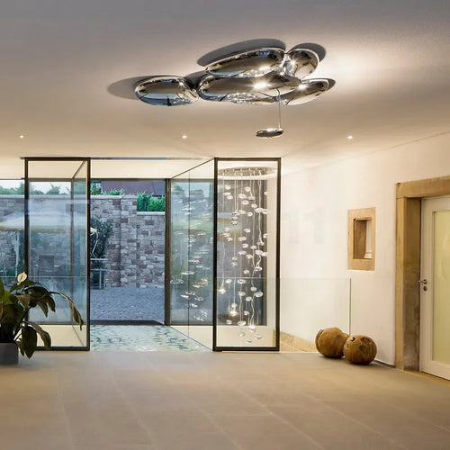 Modern simple design LED ceiling light decorative indoor fixture - vue 2 sur 8