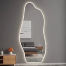 Decorative illuminated mirror nordic irregular style for elegant interiors