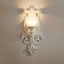 French retro carved decorative wall lamp in Nordic luxury style