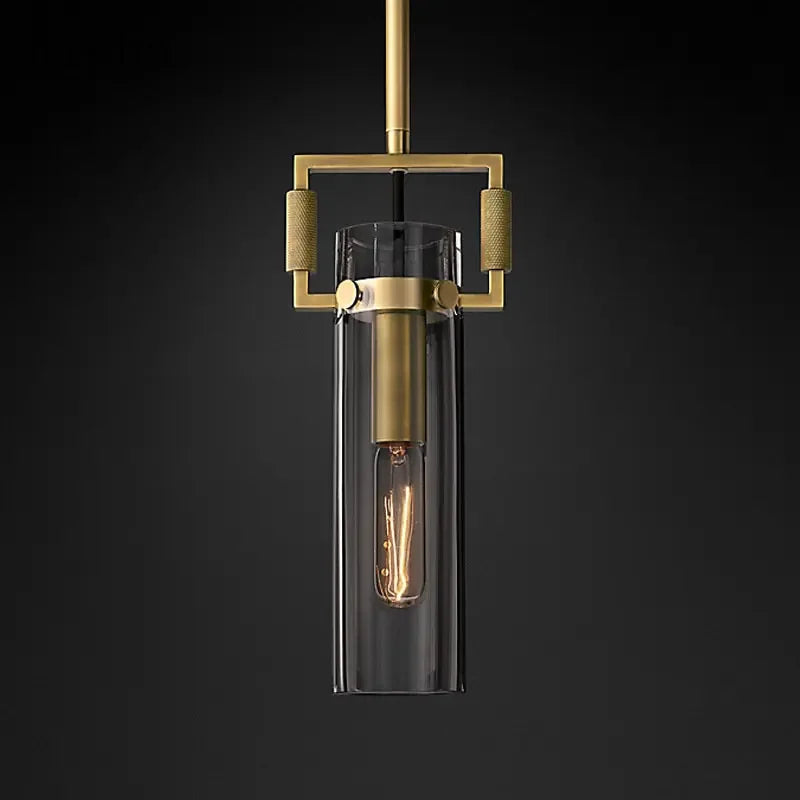 American retro style luxury decorative glass pendant light