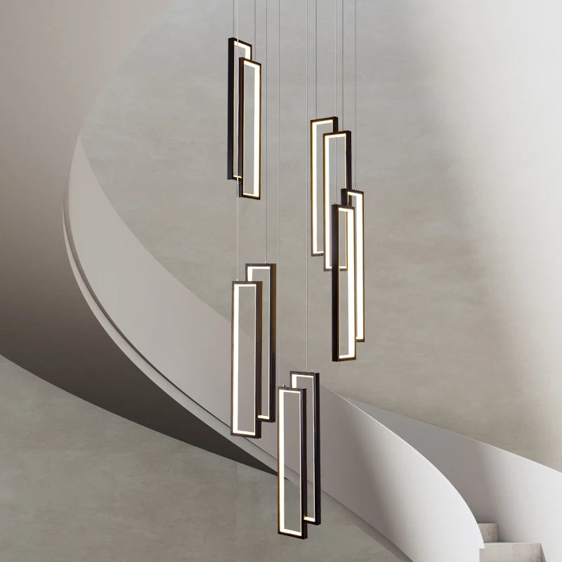 Modern LED chandelier for creative duplex decoration