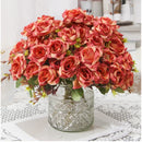 Decorative silk rose bouquet with honey fragrance for interior decor