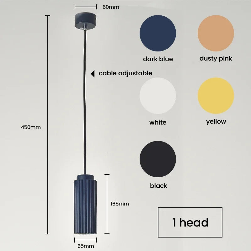 Modern nordic adjustable pendant chandelier for indoor lighting