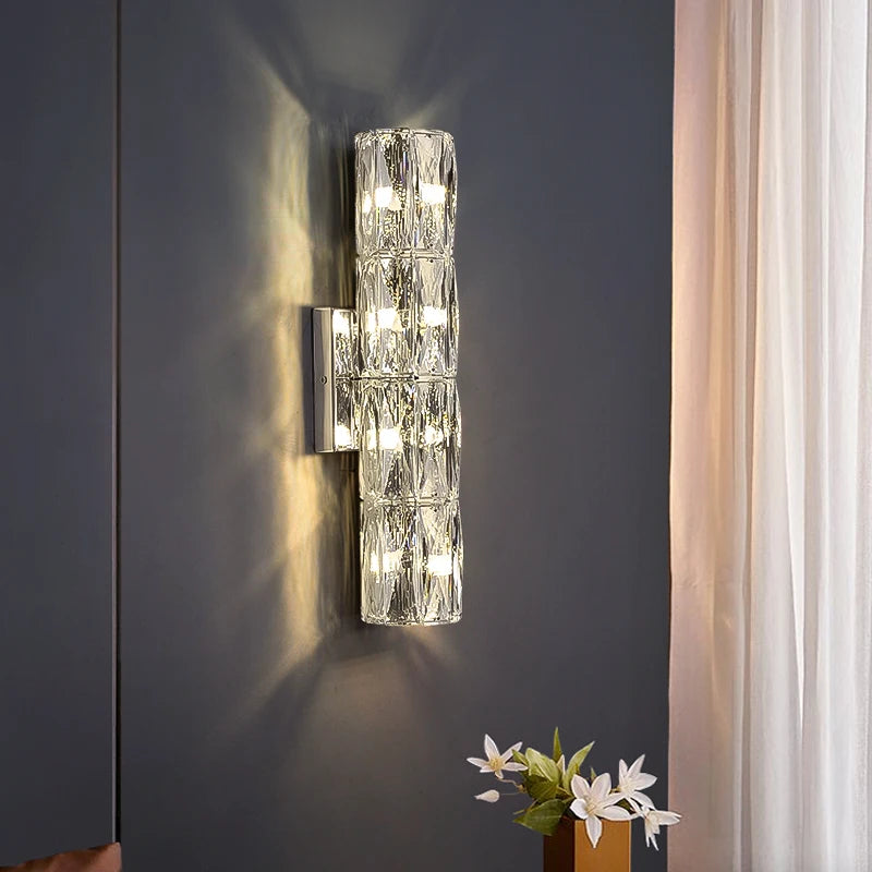 K9 crystal LED wall light modern luxury lighting