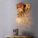 Modern elephant wall light creative LED decoration