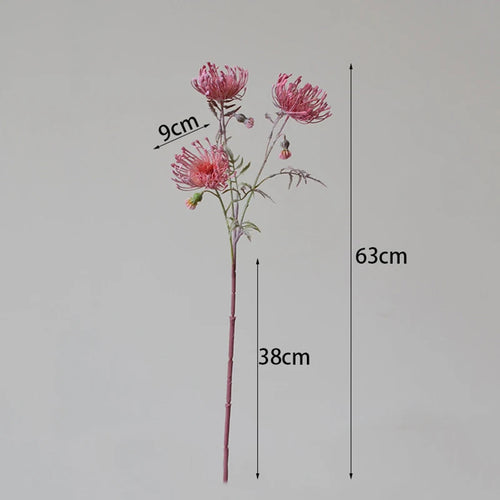 Leucospermum artificial flowers for wedding decoration - vue 7 sur 10