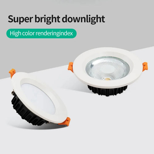 Versatile and modern recessed LED spotlight for indoor lighting