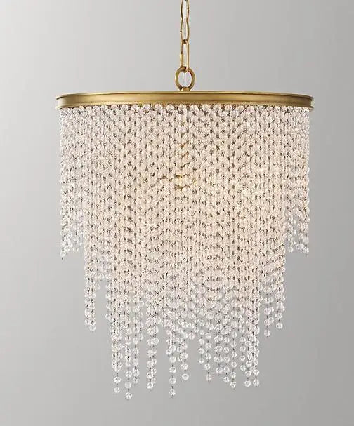 Modern gold crystal wall light for elegant interiors