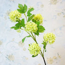 Luxury snowball hydrangea artificial flowers for interior decoration