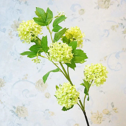 Luxury snowball hydrangea artificial flowers for interior decoration - vue 5 sur 6