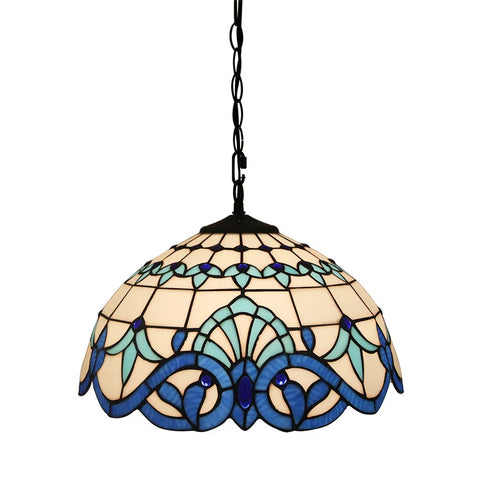 Handmade glass pendant light nordic style peacock home decor - vue 14 sur 14