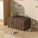 modern design shoe bench with soft and comfortable footrest