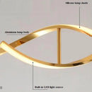 Modern luxury minimalist designer chandelier for bar