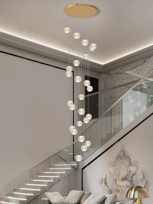 Modern designer chandelier for elegant indoor lighting - vue 4 sur 14