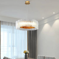 Italian designer acrylic chandelier for restaurant, hotel and LED lighting