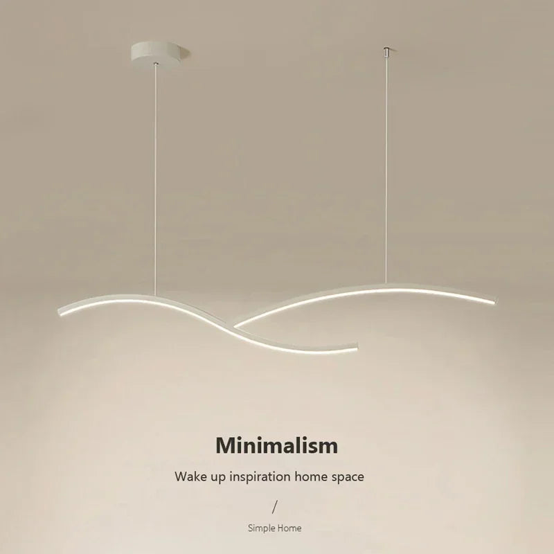 Modern hyperbolic acrylic pendant light decorative design